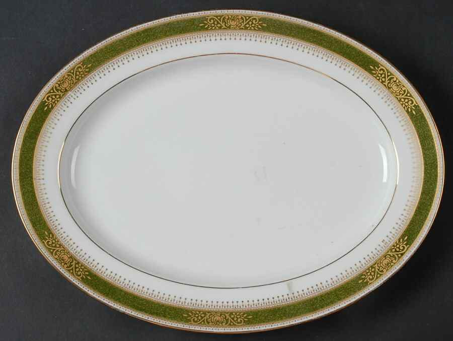 Perdita 13" Oval Serving Platter by Noritake-1