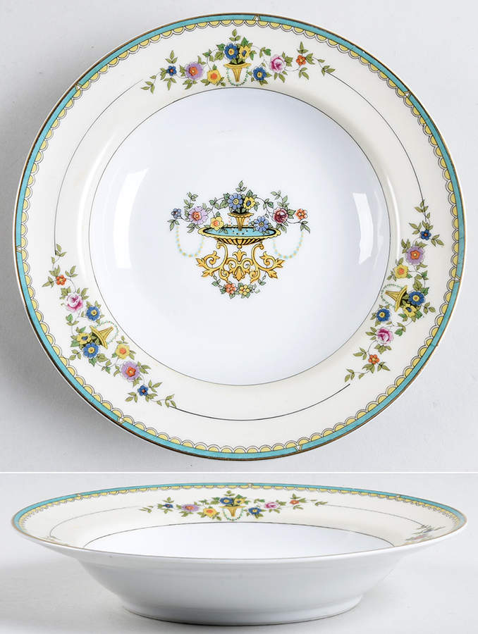Perdita Rim Soup Bowl by Noritake-1