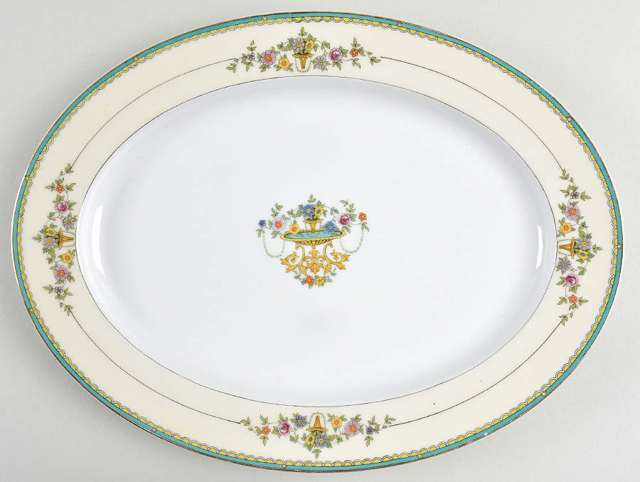Perdita 13" Oval Serving Platter by Noritake-1
