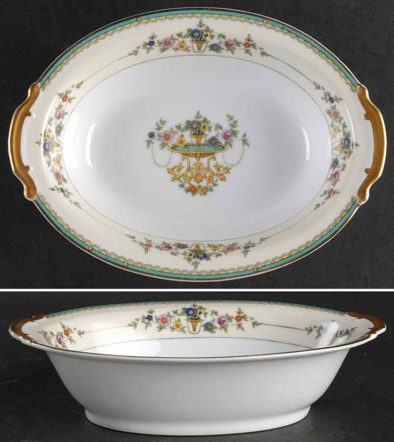 Perdita 9" Oval Vegetable Bowl by Noritake-1