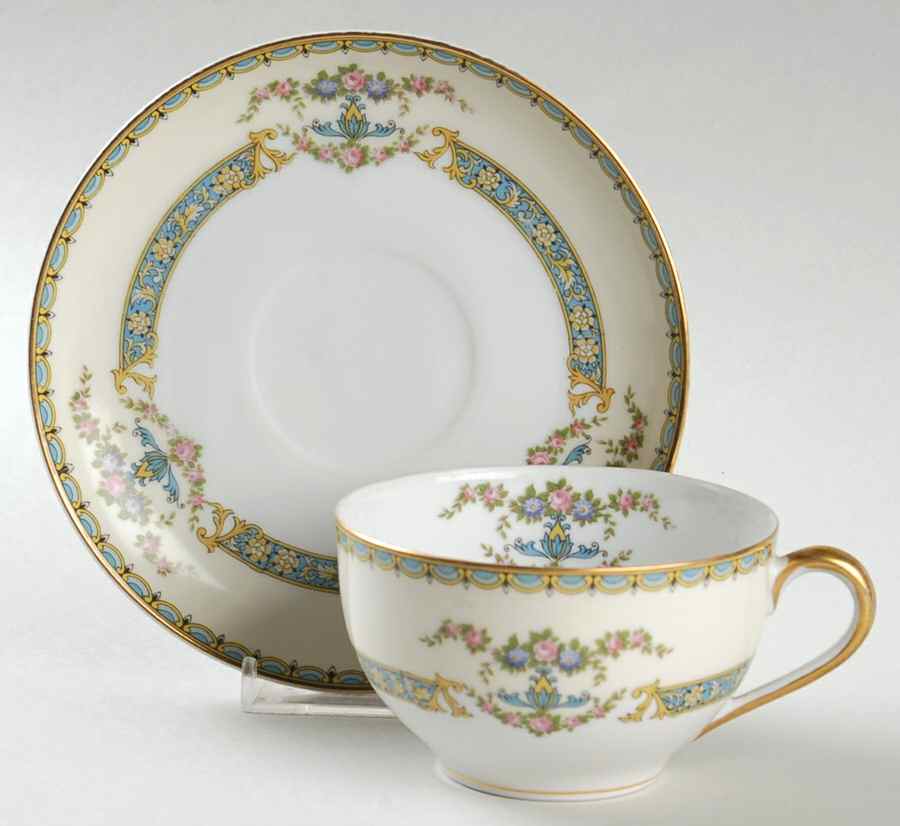 Perseus Oversized Cup & Saucer Set by Noritake-1