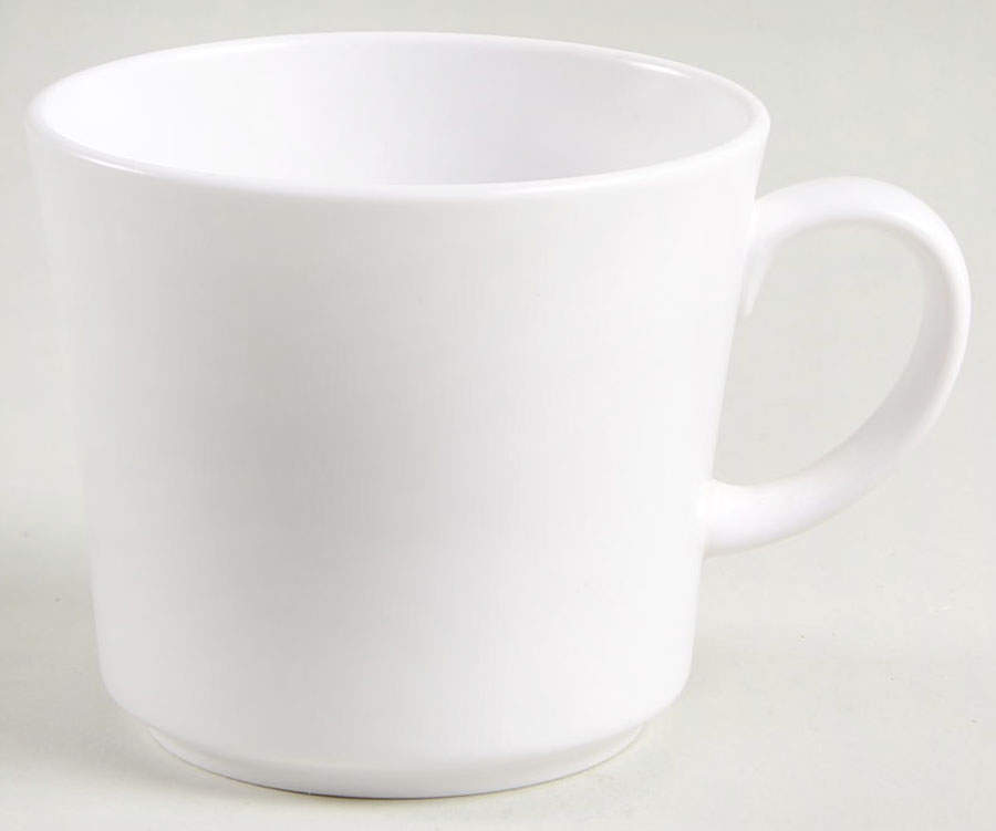 Pearl White (Coupe Shape) Flat Cup by Noritake-1