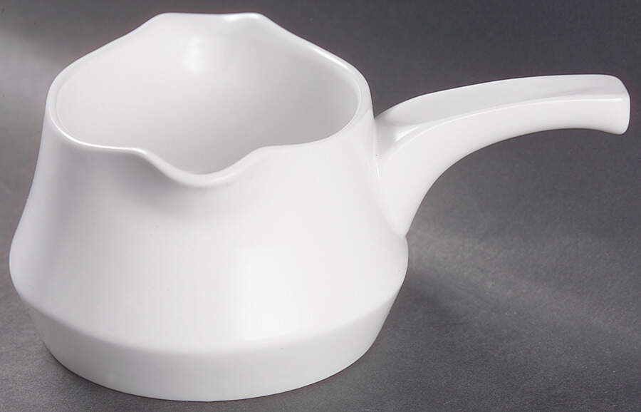 Pearl White (Coupe Shape) Gravy Boat by Noritake-1