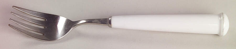 Pearl White (Coupe Shape) Dinner Fork (7 1/2" or Larger) by Noritake-1