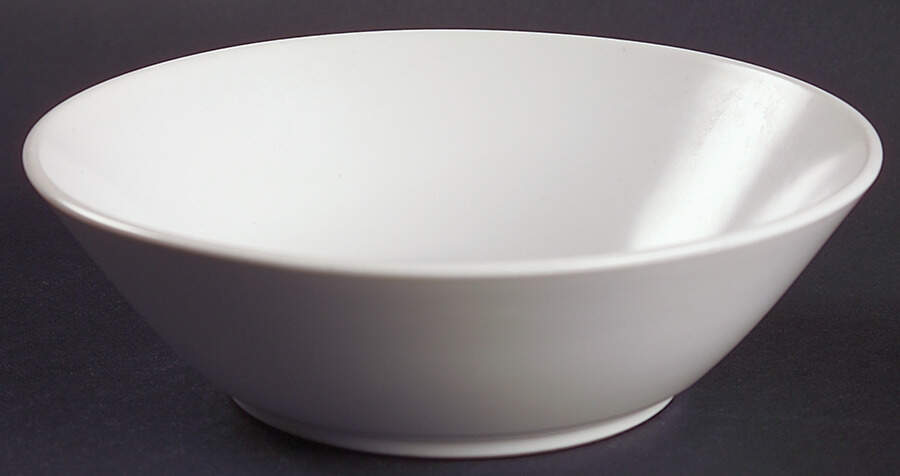 Pearl White (Coupe Shape) Coupe Cereal Bowl by Noritake-1