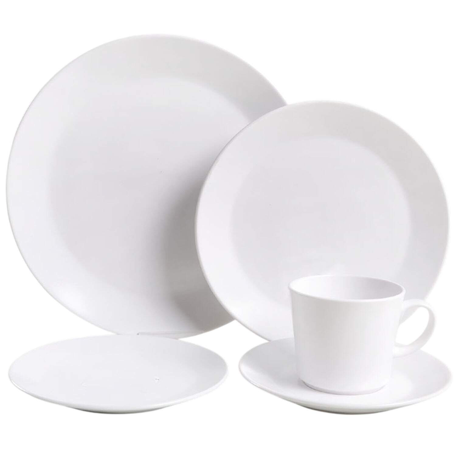 Pearl White (Coupe Shape) 40 Piece Estate Set by Noritake-1