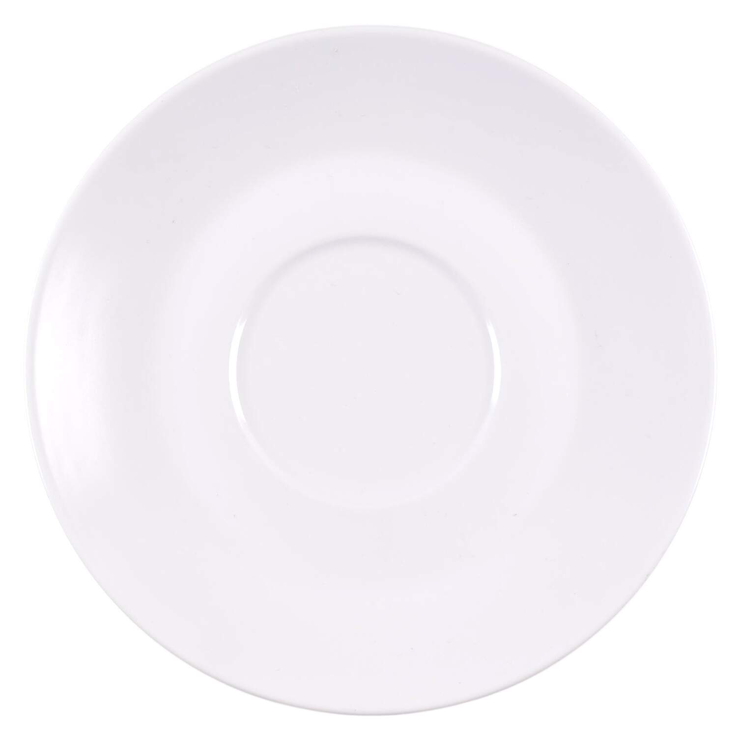 Pearl White (Coupe Shape) Saucer by Noritake-1