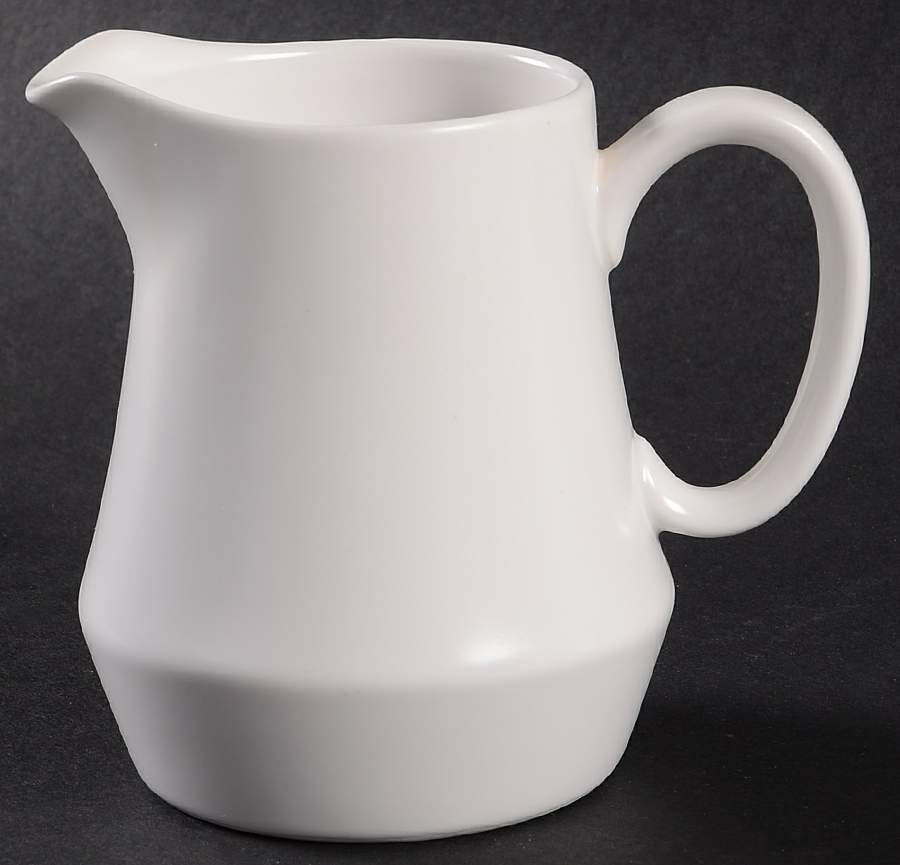 Pearl White (Coupe Shape) Creamer by Noritake-1