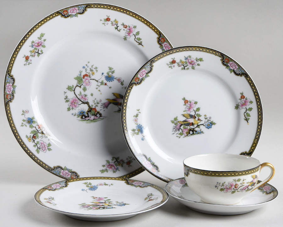 Pheasant 5 Piece Place Setting by Noritake-1