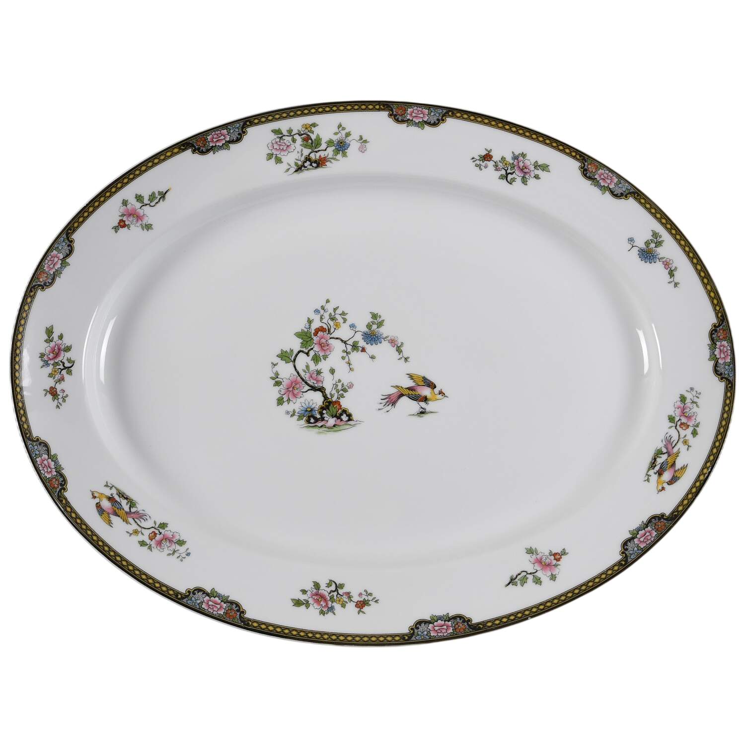 Pheasant 17" Oval Serving Platter by Noritake-1