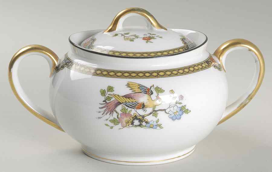 Pheasant Sugar Bowl & Lid by Noritake-1