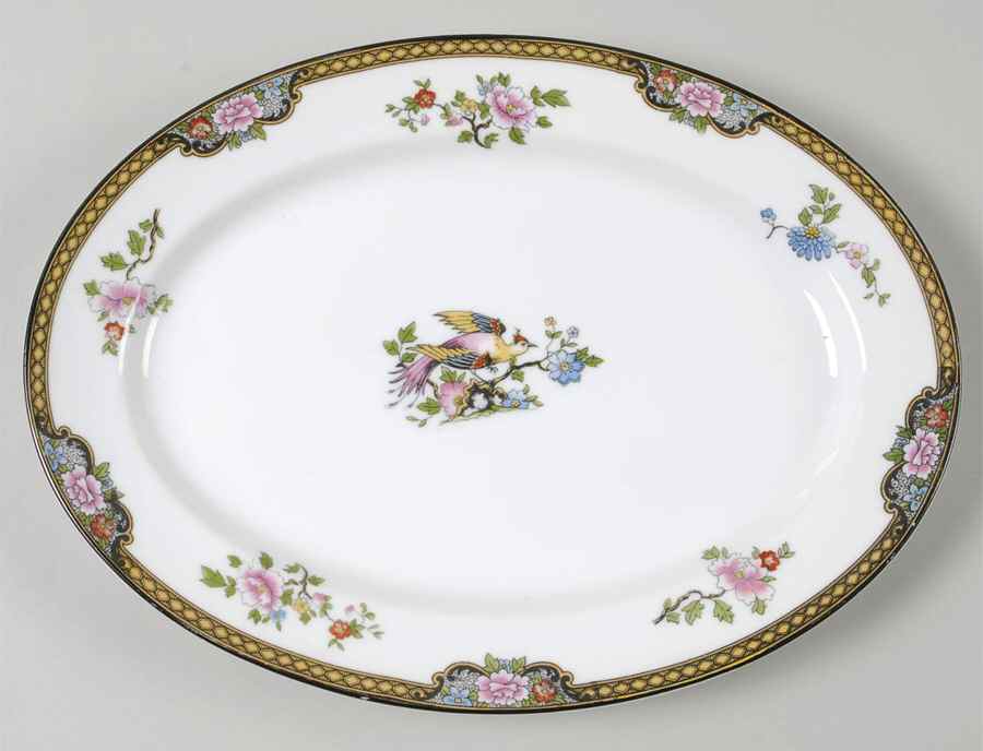 Pheasant 10" Oval Serving Platter by Noritake-1