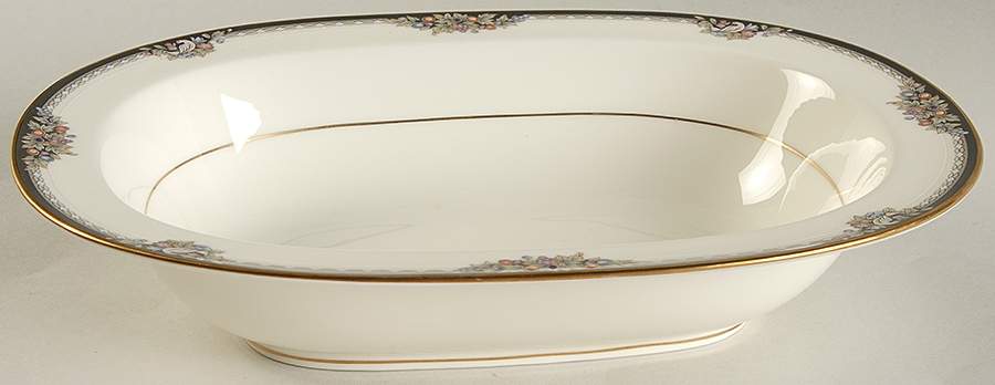 Philharmonic 10" Oval Vegetable Bowl by Noritake-1
