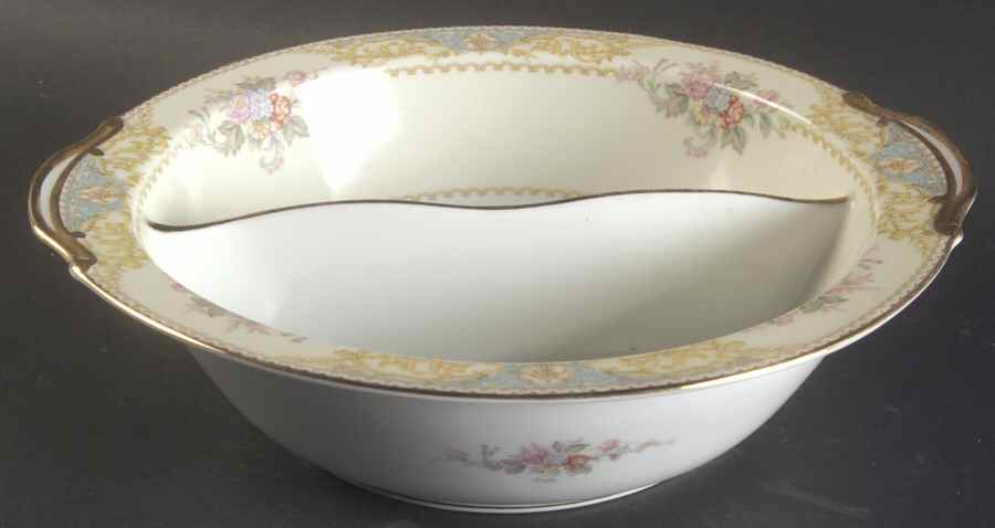 Phoebe Round Divided Vegetable Bowl by Noritake-1