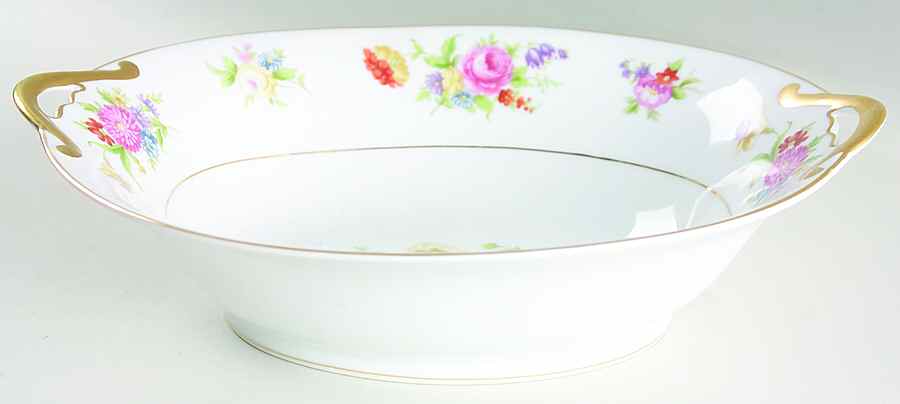 Phyllis 10" Oval Vegetable Bowl by Noritake-1