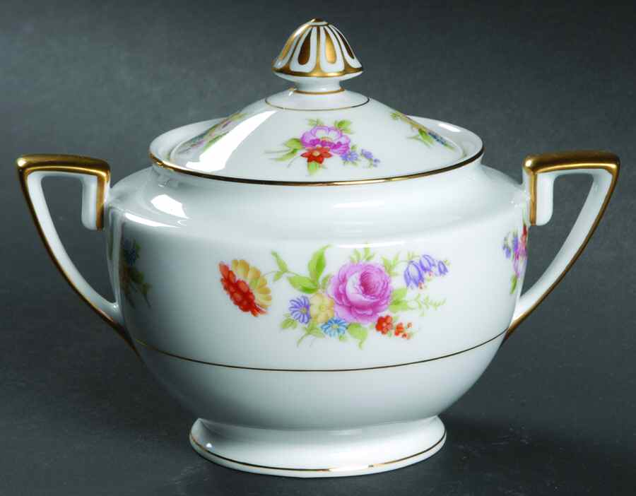 Phyllis Sugar Bowl & Lid by Noritake-1