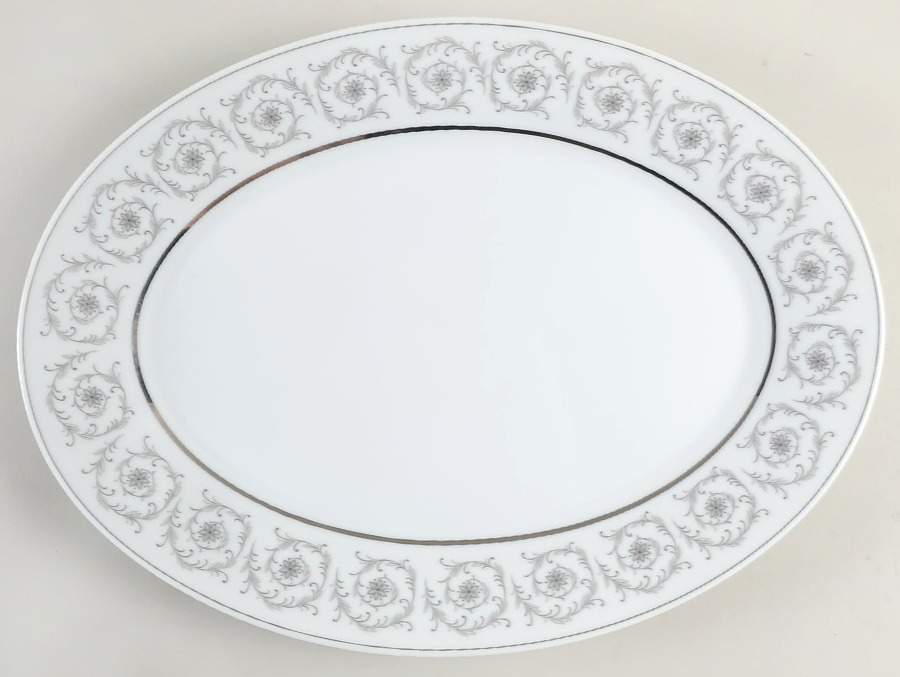 Piccadilly 16" Oval Serving Platter by Noritake-1