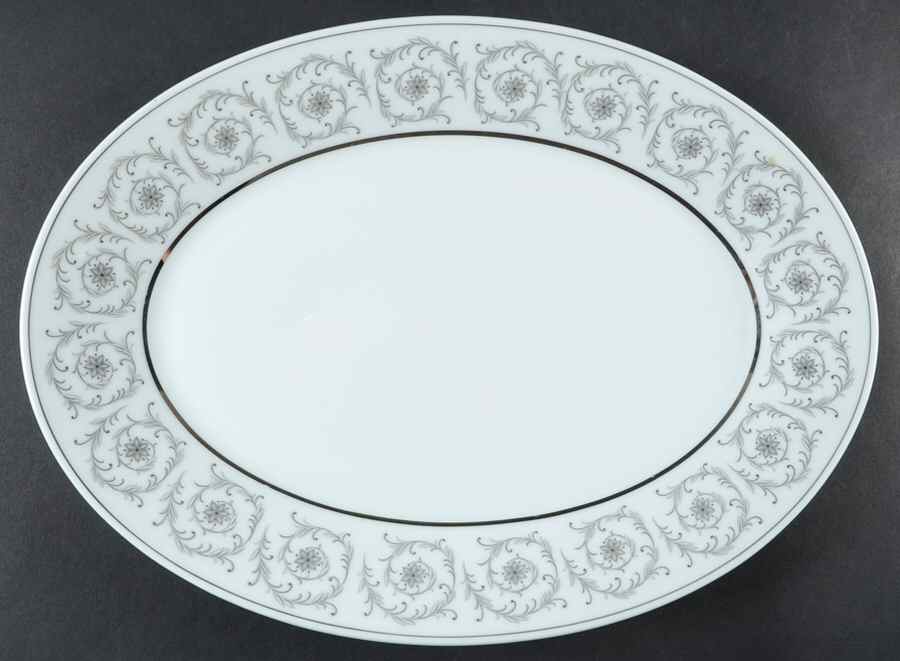 Piccadilly 14" Oval Serving Platter by Noritake-1