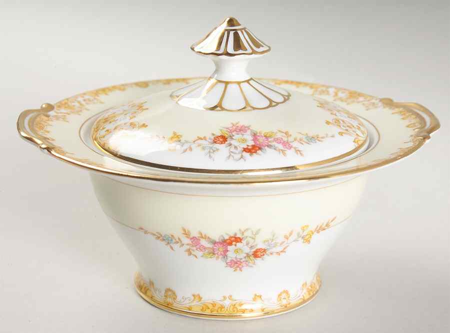 Picardy Sugar Bowl & Lid by Noritake-1