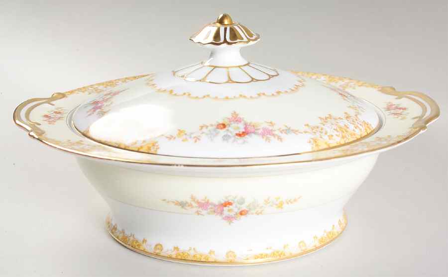 Picardy Round Covered Vegetable by Noritake-1