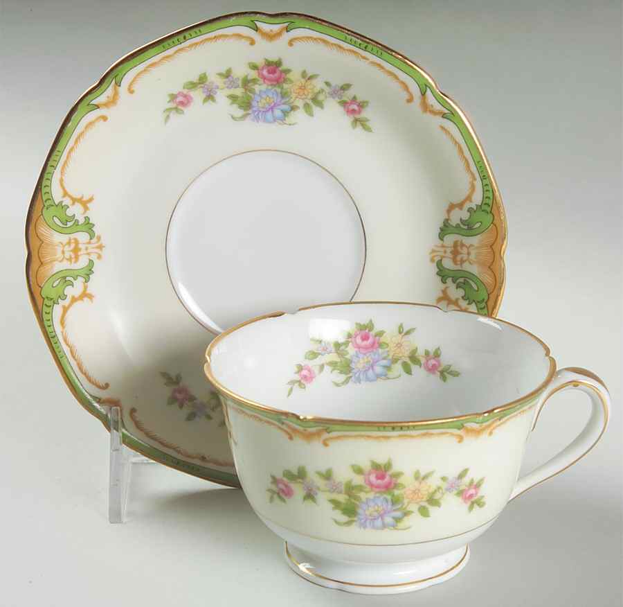Piedmont Footed Cup & Saucer Set by Noritake-1