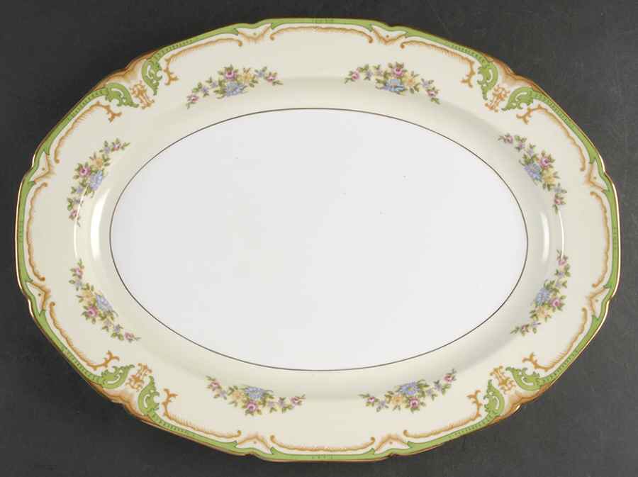 Piedmont 15" Oval Serving Platter by Noritake-1