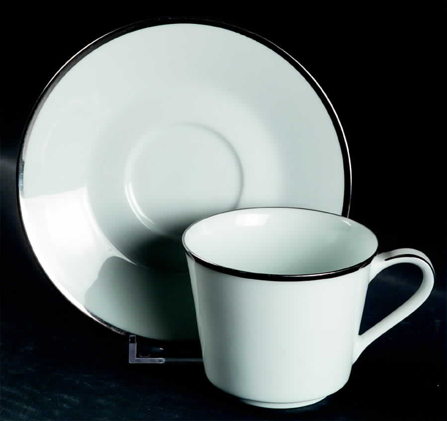 Pilgrim Flat Cup & Saucer Set by Noritake-1