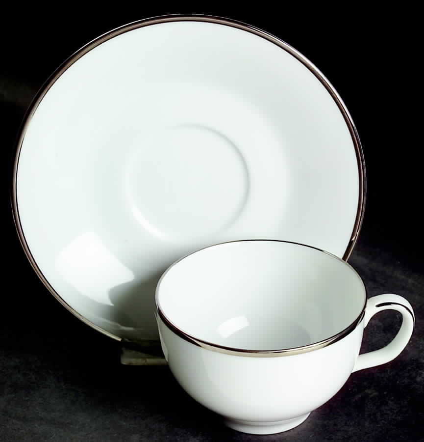 Pilgrim Flat Cup & Saucer Set by Noritake-1