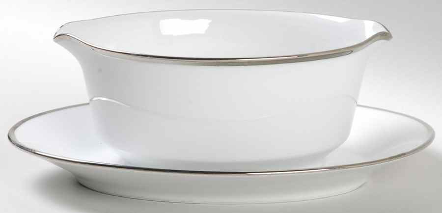 Pilgrim Gravy Boat with Attached Underplate by Noritake-1