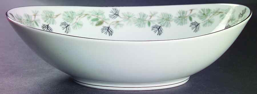 Pinetta 10" Oval Vegetable Bowl by Noritake-1