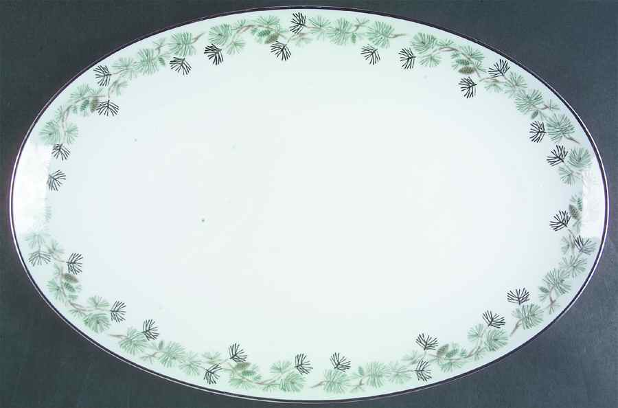 Pinetta 16" Oval Serving Platter by Noritake-1