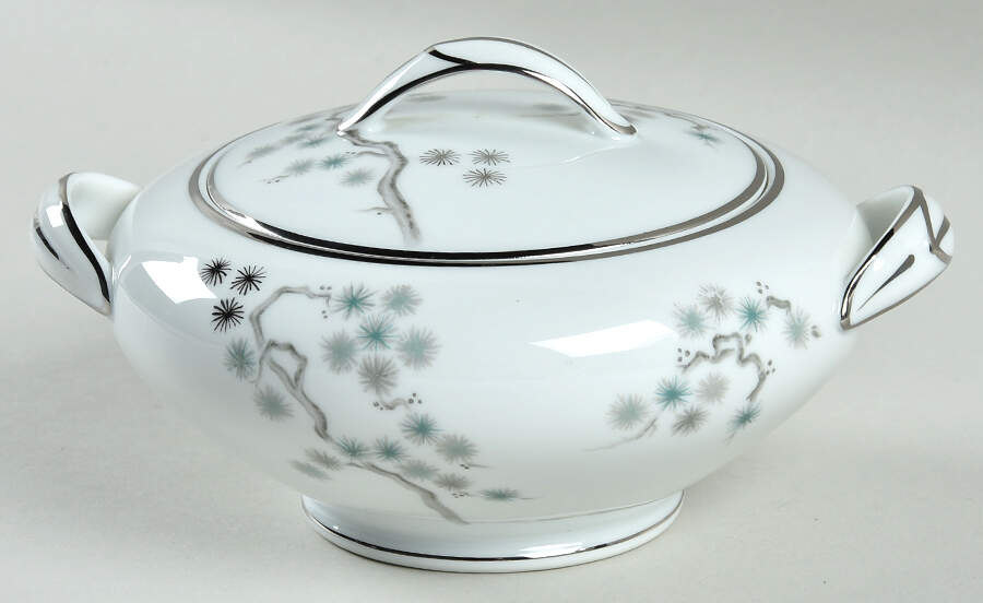Pineville Sugar Bowl & Lid by Noritake-1