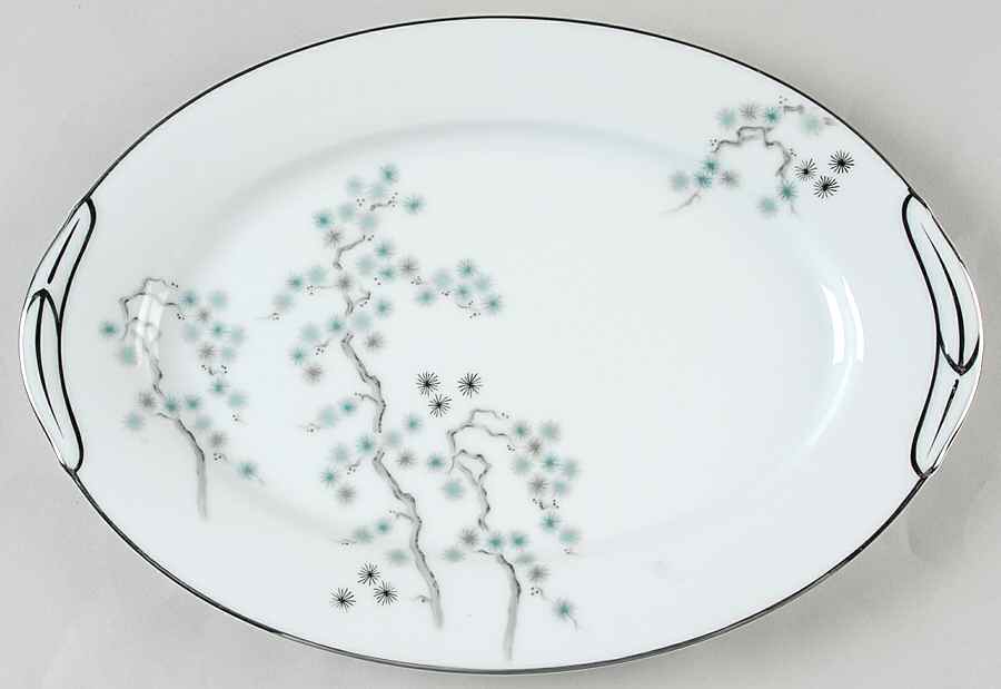 Pineville 12" Oval Serving Platter by Noritake-1