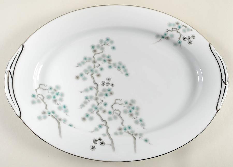 Pineville 16" Oval Serving Platter by Noritake-1