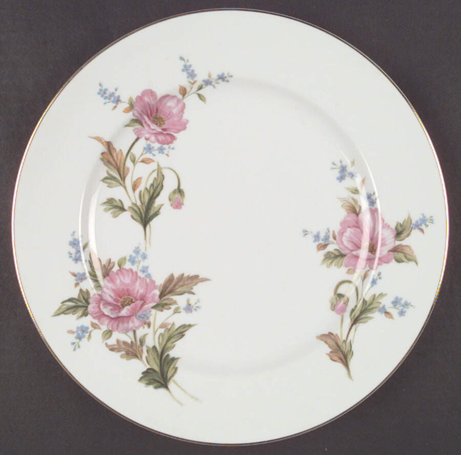 Pink Poppy Dinner Plate by Noritake-1