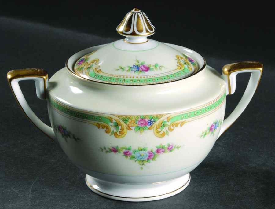 Plaza Sugar Bowl & Lid by Noritake-1