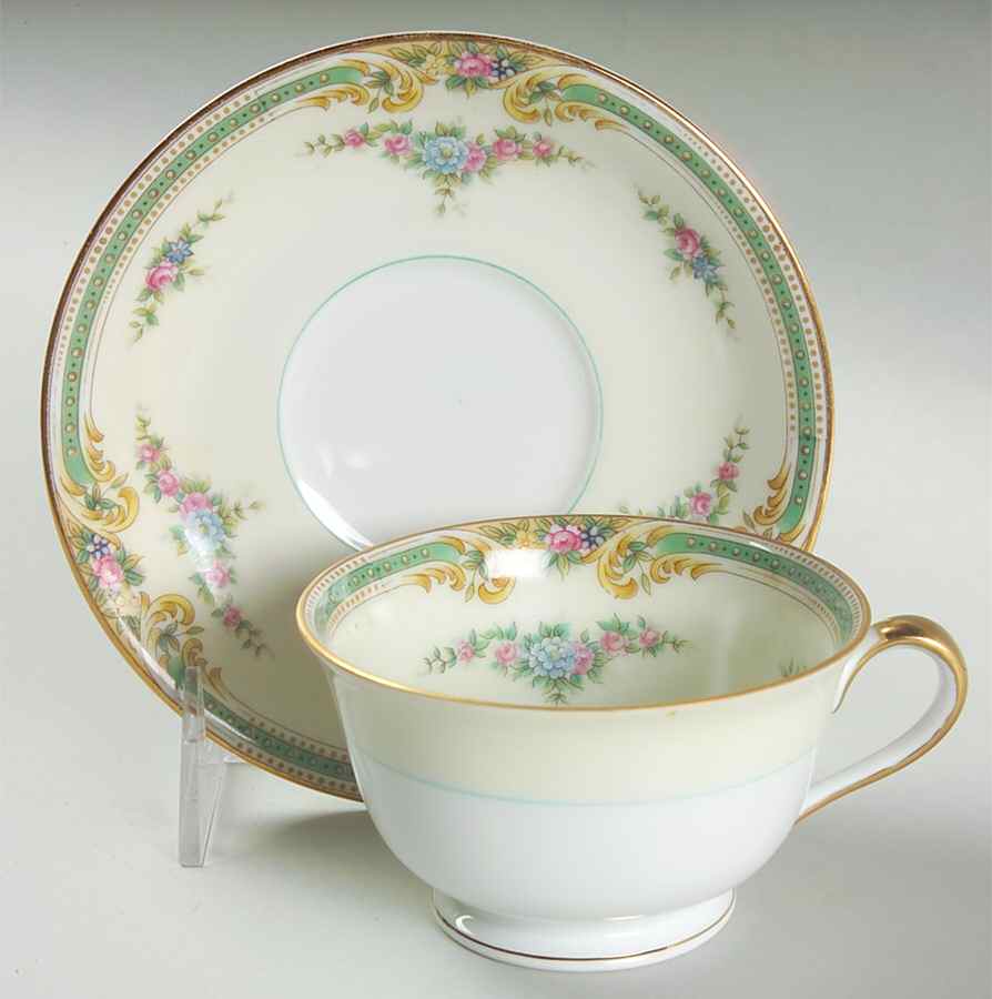 Plaza Footed Cup & Saucer Set by Noritake-1