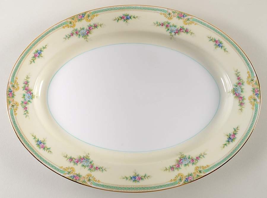 Plaza 13" Oval Serving Platter by Noritake-1