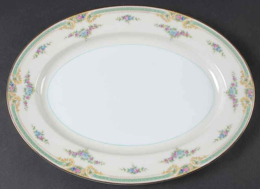 Plaza 11" Oval Serving Platter by Noritake-1