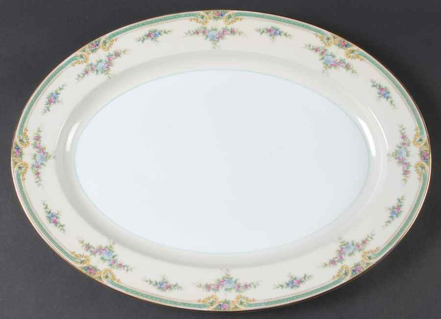 Plaza 16" Oval Serving Platter by Noritake-1