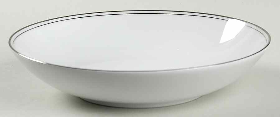 Platina Coupe Soup Bowl by Noritake-1
