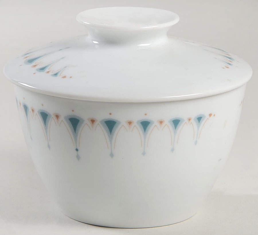 Plaza Sugar Bowl & Lid by Noritake-1