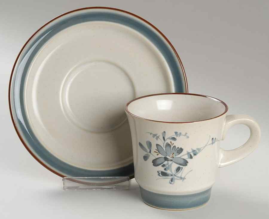 Pleasure Flat Cup & Saucer Set by Noritake-1