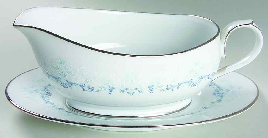 Pledge Gravy Boat & Underplate (Relish/Butter) by Noritake-1