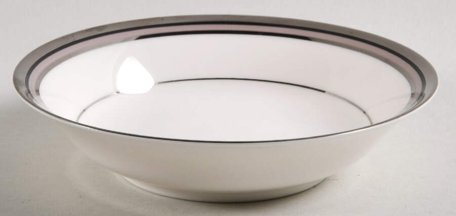 Platinum Lights Fruit/Dessert (Sauce) Bowl by Noritake-1