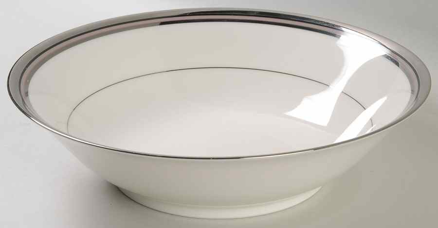 Platinum Lights 9" Round Vegetable Bowl by Noritake-1