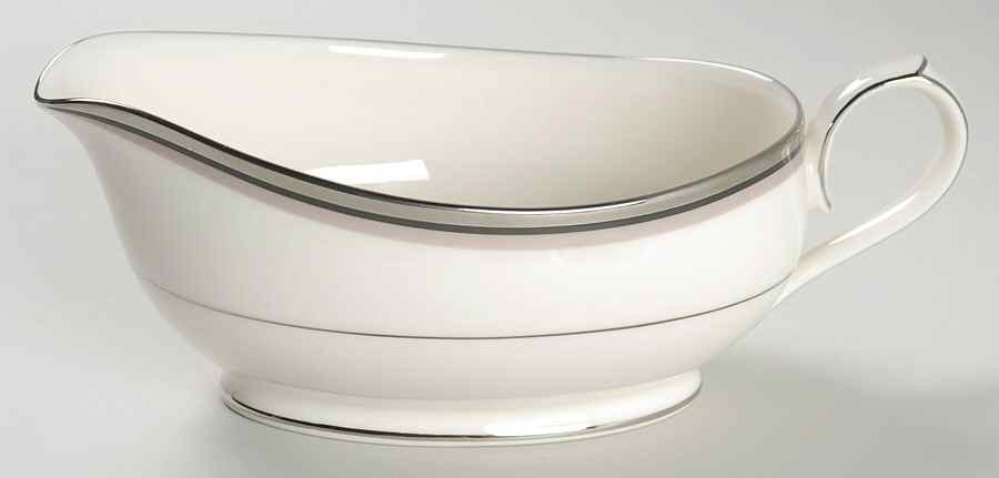 Platinum Lights Gravy Boat by Noritake-1