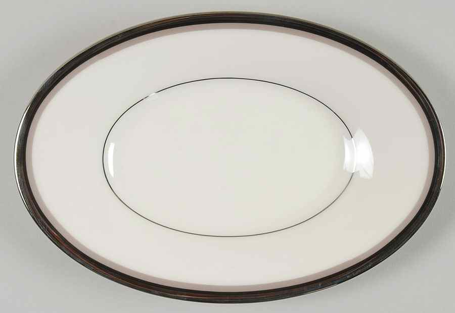 Platinum Lights Relish/Butter Tray by Noritake-1