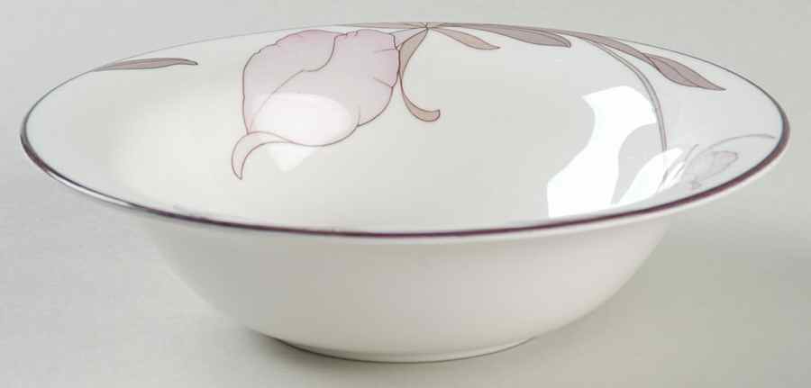 Plum Orchid Rim Cereal Bowl by Noritake-1
