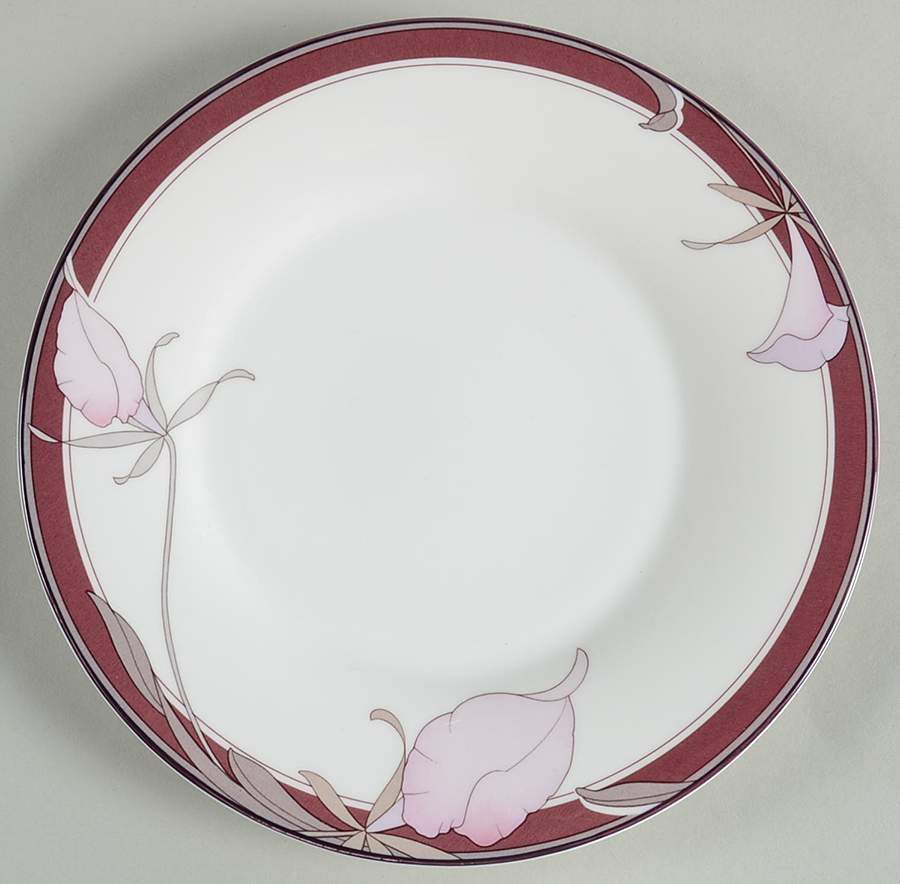 Plum Orchid Salad Plate by Noritake-1